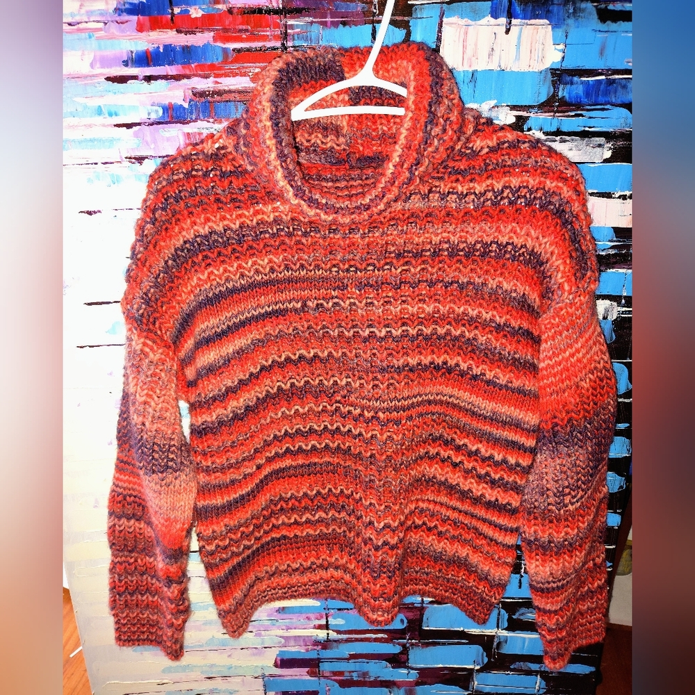 Cozy Multicolor Knit Sweater